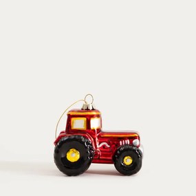 Závesná vianočná dekorácia GLASSO traktor 751974