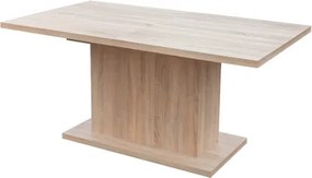 Jedálenský stôl Paulo 160x90 cm, dub sonoma, rozkladací%