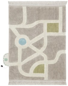 Kusový koberec Eco City, 120x170, béžová, detská izba, Lorena Canals