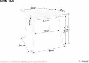 SI Stôl Rion 80