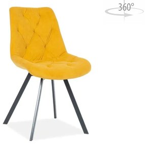 Jedálenská stolička Vennie (žltá + čierna). Vlastná spoľahlivá doprava až k Vám domov. 1050933