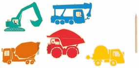 Scratch Art - vyškrabávanie - dopravné prostriedky