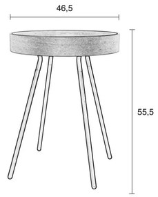 Odkladací stolík Zuiver Tray