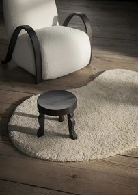 Všívaný koberec Forma, malý – sivobiely