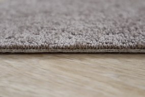 Associated Weavers koberce Metrážny koberec Miriade 49 tmavo béžový - Kruh s obšitím cm
