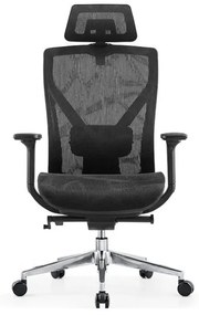 Kancelárska ergonomická stolička Neoseat PENELOPE — sieť, čierna, nosnosť 150 kg