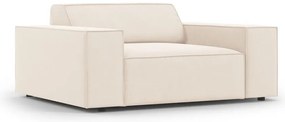 Béžové zamatové kreslo Jodie – Micadoni Home