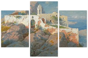 Obraz - William Stanley Haseltine, Santa Maria a Cetrella, Anacapri, reprodukcia (90x60 cm)