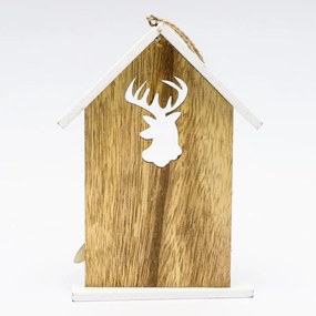 DECOLED Búdka s jeleňom, 40 cm