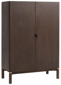 Dizajnová skrinka Takayoshi 130 cm tmavohnedá