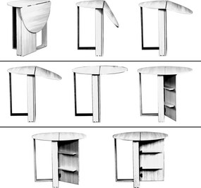 Skladací jedálenský stôl Middle Caucasian Oak