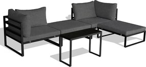 Autronic BONTEC Záhradná zostava, kov, látka, sivá, AZ-L1761 GREY Farba: Šedá