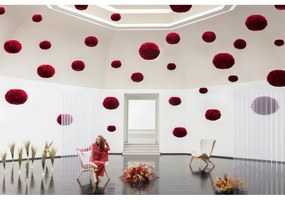 Vínovočervené tienidlo ø 65 cm Eos large – UMAGE