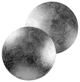 Nástenné LED svietidlo Yosma strieborné