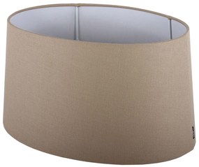Béžové tienidlo ovál Ambient natural - 20 * 14 * 12cm / E27