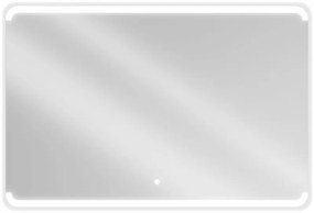Mexen Nida, LED kúpeľňové zrkadlo s podsvietením 120x80 cm, 6000K, ochrana proti zahmlievaniu, 9806-120-080-611-00