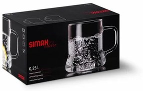 Simax 2522/2 sklenený hrnček Look 0,25 l, 2 ks