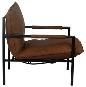 BRICK ČALÚNENÉ LOUNGE KRESLO brown