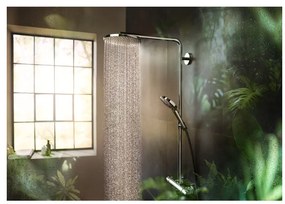 Hansgrohe Raindance Select S, Showerpipe 240 1jet PowderRain s termostatom, chróm,HAN-27633000