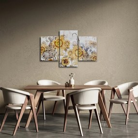 Obraz - Slnečnica v stene (90x60 cm)