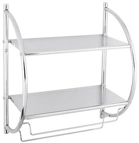 Polička Multi so zásobníkom chróm POLOBLOUK2, 1 ks