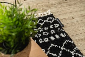 Koberec BERBER ETHNIC G3802 čierny / biely Fredzle berber marokánsky