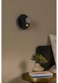 Lucide 77286/02/30 - LED Nástenné svietidlo MATIZ 2xLED/3,5W/230V USB čierna