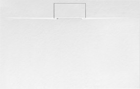 Rea Bazalt Long, SMC sprchová vanička 90x120 cm + sifón, biela, REA-K3903