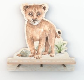 Polička do detskej izby levík