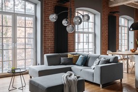 Toolight Toolight, závesné svietidlo 5xG9 APP1021-5CP, čierna, OSW-05559