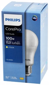 LED žiarovka Philips E27 - 13W - 1521 lm - teplá biela - CorePro Premium A60