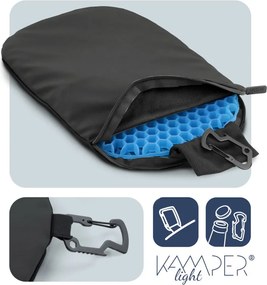 Cestovný podsedák MOSH Kamper light čierna