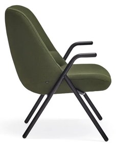 Zelené kreslo Teulat Dins, výška 90 cm