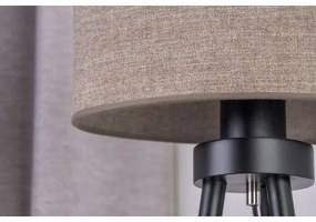 Duolla - Stolná lampa OVAL 1xE27/15W/230V pr. 30 cm hnedá