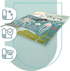 Koberec Funky Top Artica modrý