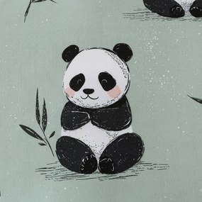 Obliečky z mikrovlákna PANDA RELAX mentolové Rozmer obliečky: 70 x 90 cm | 140 x 200 cm