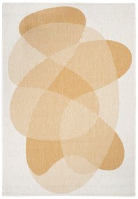 Dekorstudio Obojstranný koberec na terasu DuoRug 5835 - žltý Rozmer koberca: 80x150cm