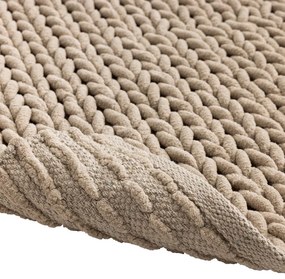 Svetlohnedá kúpeľňová predložka 50x80 cm Ariel – douceur d'intérieur