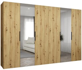 Skriňa Marbella II 300 artisan čierna