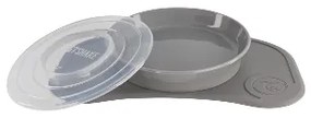 Twistshake Detská podložka s tanierom Click Mat Mini (sivá)  (100392248)