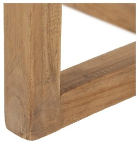 Okrúhly odkladací stolík z masívu mindi ø 40 cm Dala – Ixia