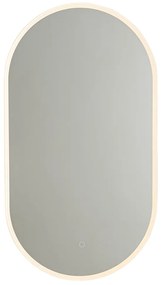 Moderné zrkadlo do kúpeľne vrátane LED a dotykového stmievača - Bouwina