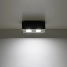 Sollux Lighting Stropné svietidlo MONO 2 čierne