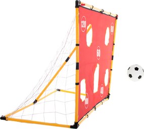 KIK Tréningová futbalová bránka s podložkou, loptou a pumpou, 156 cm