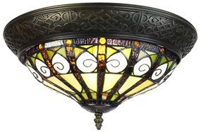 Lampa Tiffany stropná stropnica Ø38