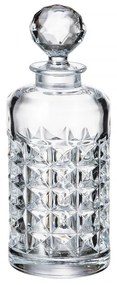Sklenená fľaša na whisky, Crystalite Bohemia, DIAMOND, 650 ml