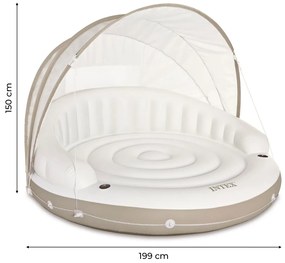 Intex Nafukovací ostrovček so strieškou  199x150cm INTEX 58292