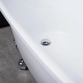 Rea Sparta, voľne stojaca retro vaňa 175x70 cm, biela lesklá, KPL-W1101