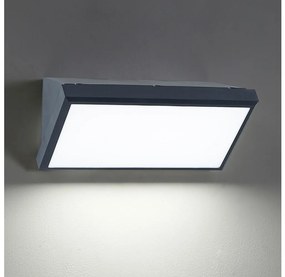 Brilagi - LED Vonkajšie nástenné svietidlo TRIANGLE LED/20W/230V antracit IP65