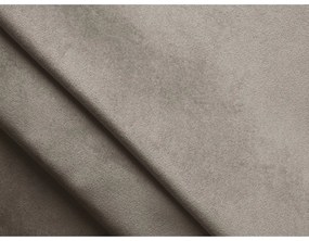 Čalúnená dvojlôžková posteľ taupe s úložným priestorom s roštom 180x200 cm Hauke – Makamii